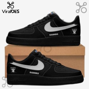 Las Vegas Raiders Blackout Nike Air Force 1