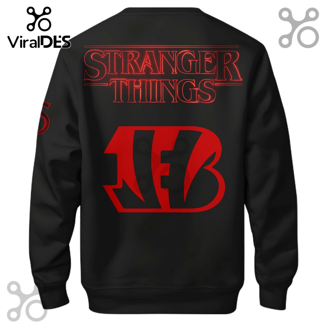 Cincinnati Bengals NFL Stranger Things Limited Edition Hoodie Cincinnati Bengals NFL Stranger Things Limited Edition Hoodie