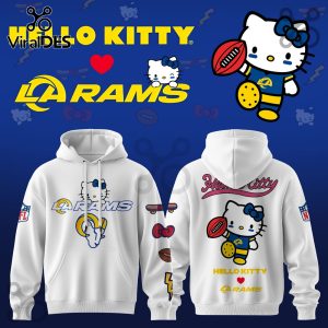 Los Angeles Rams x Hello Kitty Limited White Hoodie