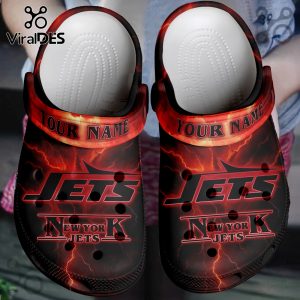New York Jets x Stranger Things Crocs Crocband Clogs