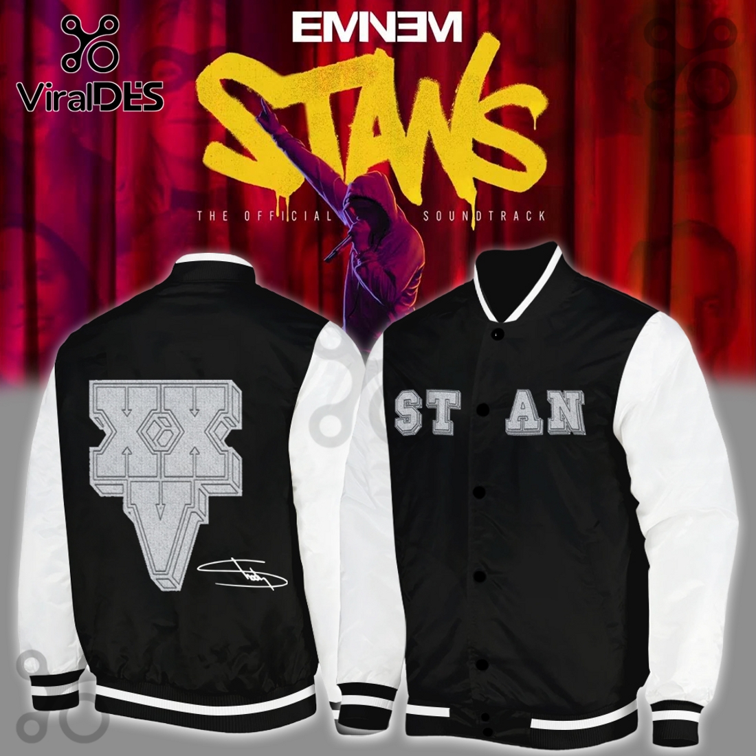 Eminem Stans Limited Edition Baseball Jacket 2025 Eminem Stans Limited Edition Baseball Jacket 2025