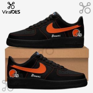 Cleveland Browns Blackout Nike Air Force 1