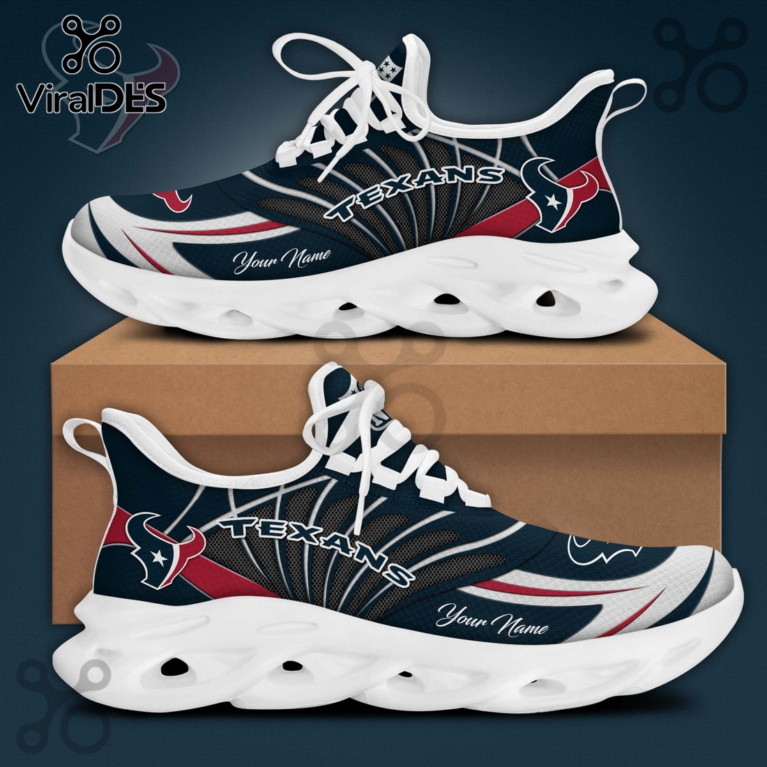 Houston Texans NFL Limited Edition Max Soul Shoes Houston Texans NFL Limited Edition Max Soul Shoes