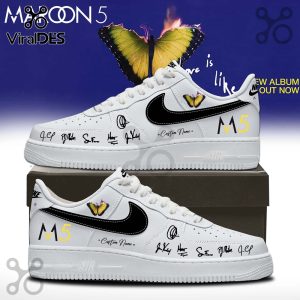 Maroon 5 Love Is Like Tour 2025 Air Force 1 Shoes