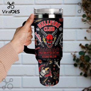 Stranger Things Black Stanley 40oz Tumbler With Handle