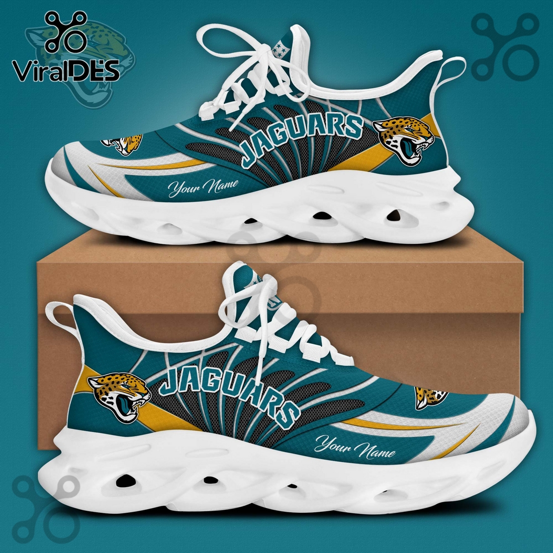 Jacksonville Jaguars NFL Limited Edition Max Soul Shoes Jacksonville Jaguars NFL Limited Edition Max Soul Shoes