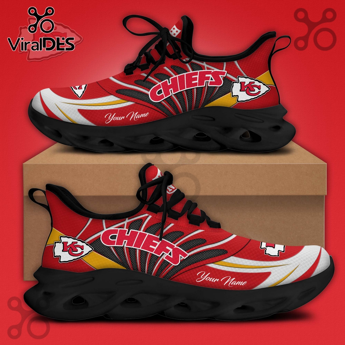 Kansas City Chiefs NFL Limited Edition Max Soul Shoes Kansas City Chiefs NFL Limited Edition Max Soul Shoes