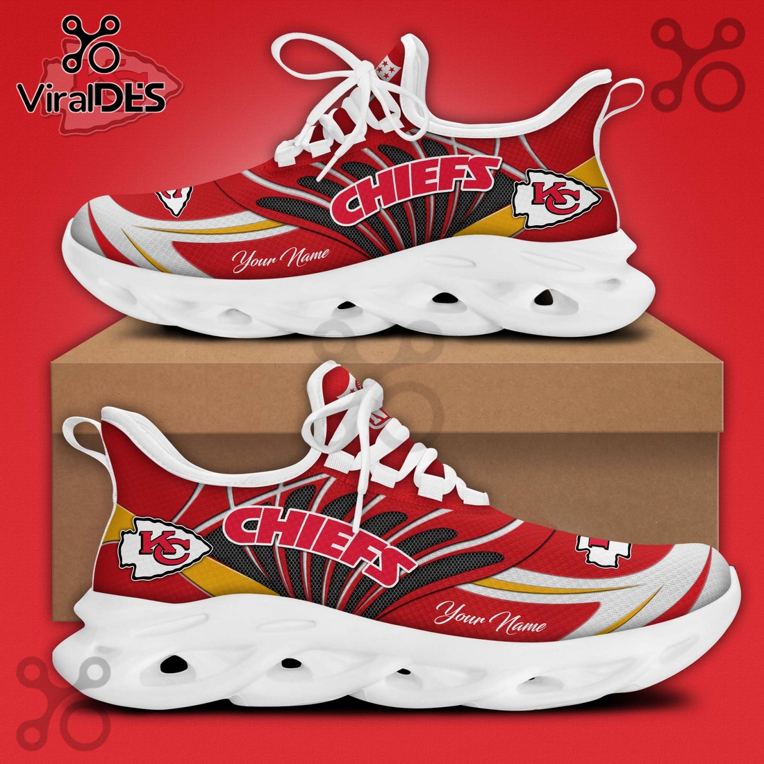 Kansas City Chiefs NFL Limited Edition Max Soul Shoes Kansas City Chiefs NFL Limited Edition Max Soul Shoes