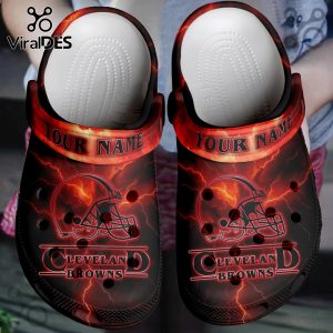 Cleveland Browns x Stranger Things Crocs Crocband Clogs