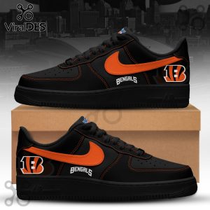 Cincinnati Bengals Blackout Nike Air Force 1