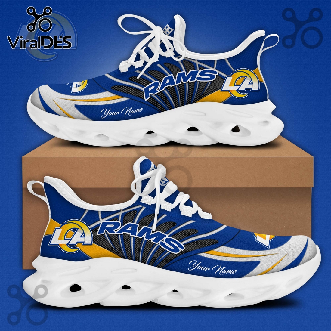 Los Angeles Rams NFL Limited Edition Max Soul Shoes Los Angeles Rams NFL Limited Edition Max Soul Shoes