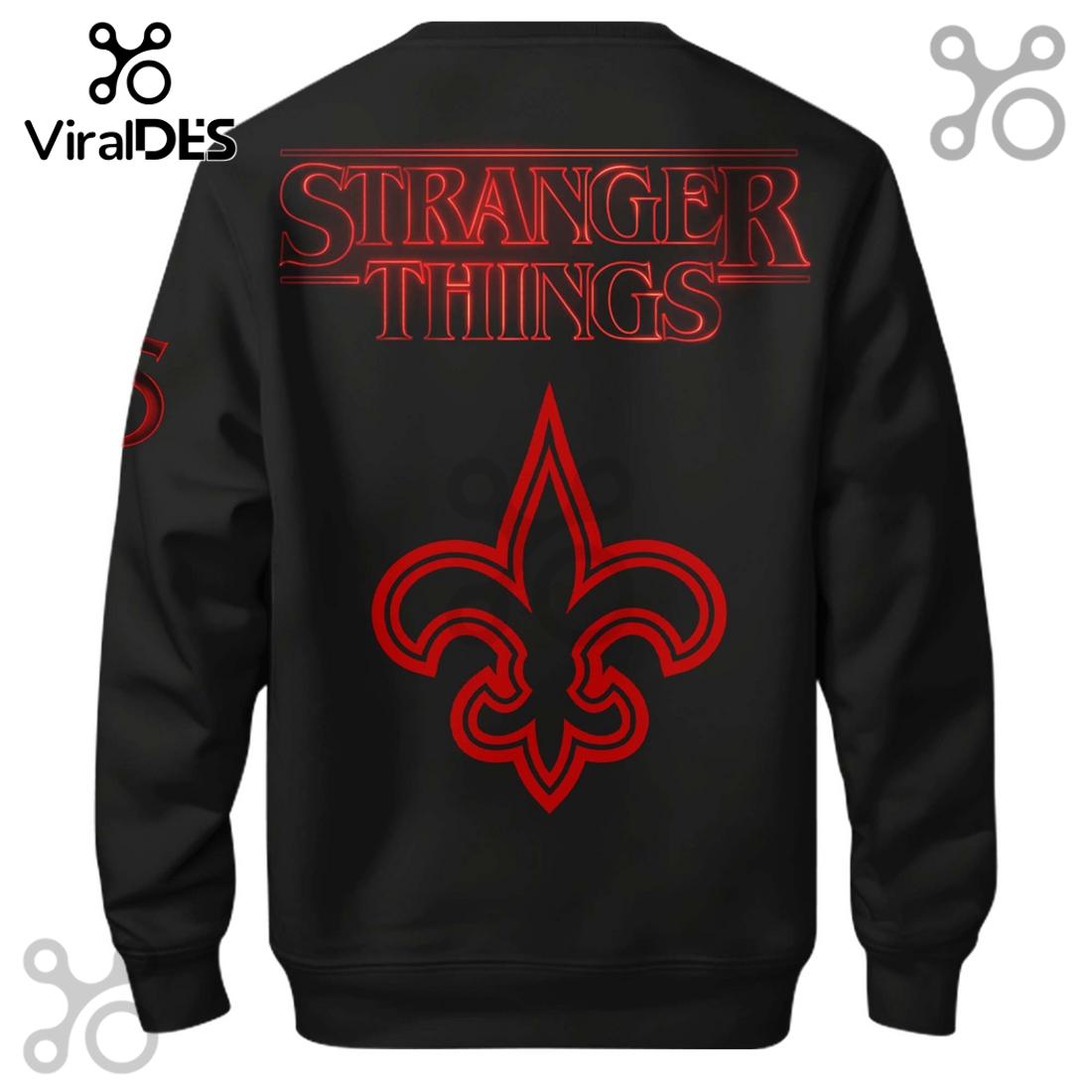 New Orleans Saints NFL Stranger Things Limited Edition Hoodie New Orleans Saints NFL Stranger Things Limited Edition Hoodie