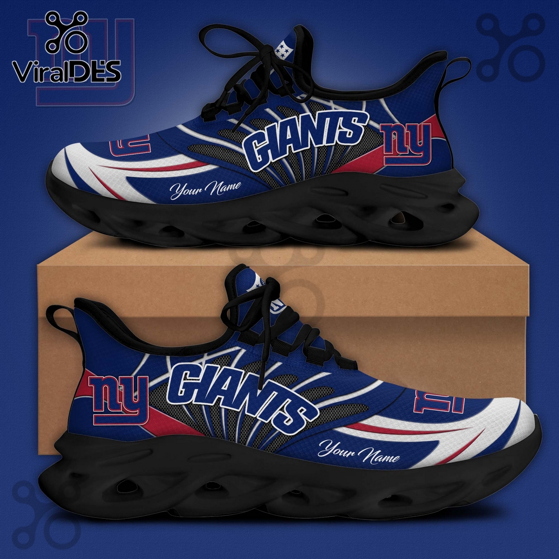 New York Giants NFL Limited Edition Max Soul Shoes New York Giants NFL Limited Edition Max Soul Shoes