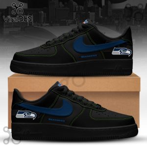 Seattle Seahawks Blackout Nike Air Force 1