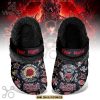 Stranger Things Custom Fleece Crocs Crocband Clogs – White