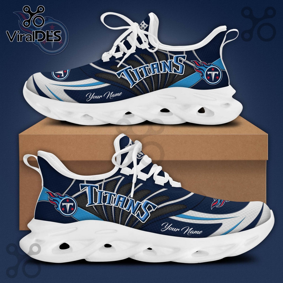 Tennessee Titans NFL Limited Edition Max Soul Shoes Tennessee Titans NFL Limited Edition Max Soul Shoes