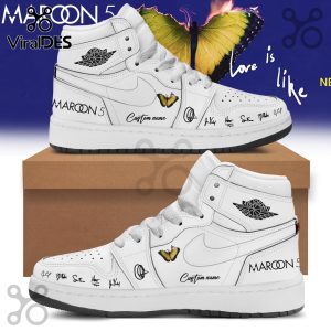 Maroon 5 Love Is Like White Air Jordan 1 Hightop