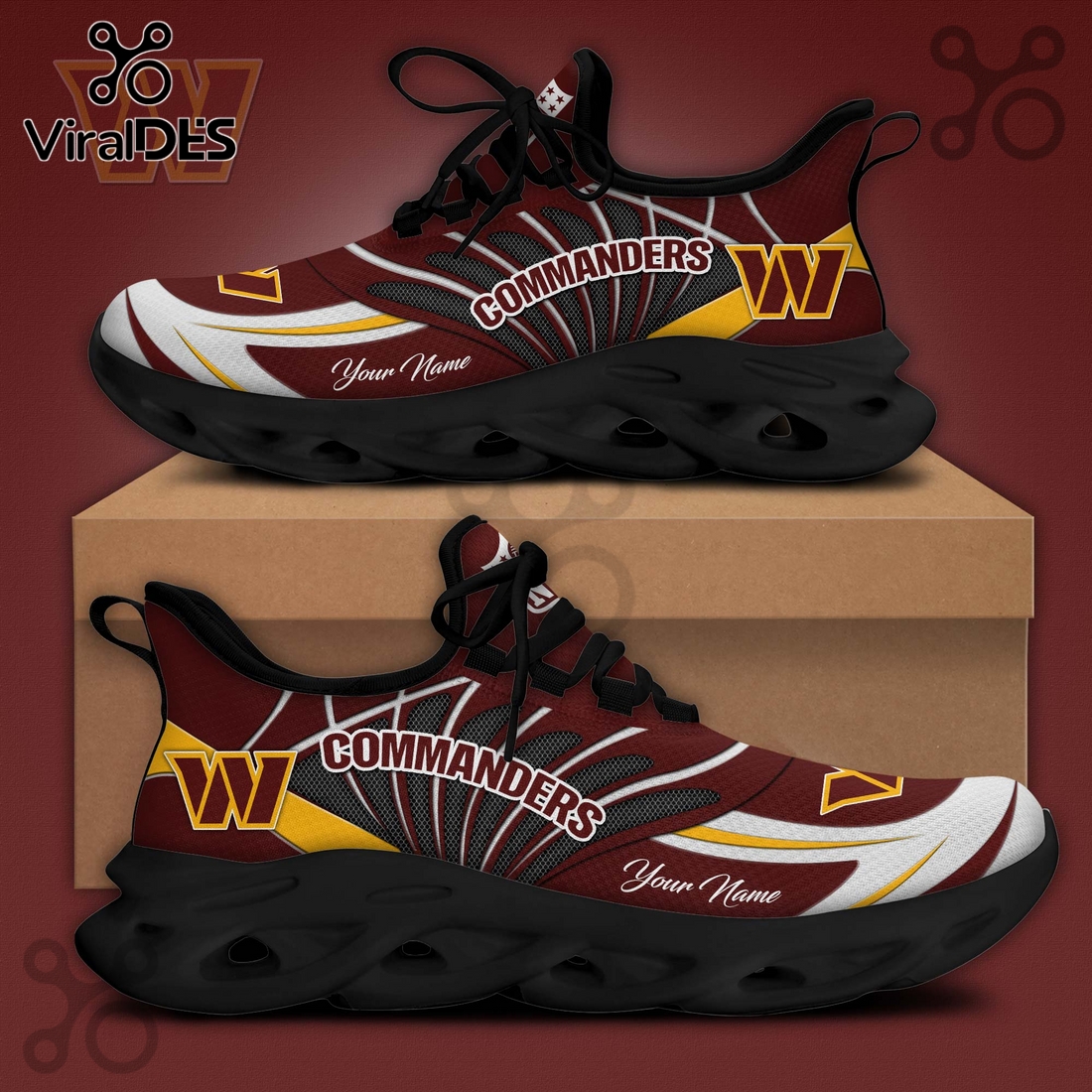 Washington Commanders NFL Limited Edition Max Soul Shoes Washington Commanders NFL Limited Edition Max Soul Shoes