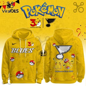 St. Louis Blues NHL x Pokemon 30th Anniversary Hoodie And Joggers