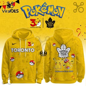 Toronto Maple Leafs NHL x Pokemon 30th Anniversary Hoodie And Joggers