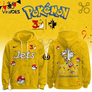 Winnipeg Jets NHL x Pokemon 30th Anniversary Hoodie And Joggers