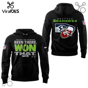 Seattle Seahawks NFC West Champions Limited Hoodie And Cap