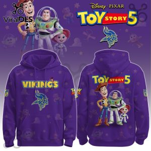 Minnesota Vikings NFL x Toy Story 5 Limited Hoodie And Joggers