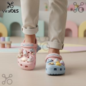 Premium Crocs clogs for childcare workers with fun, colorful charms. Comfortable & stylish for busy days caring for kids!