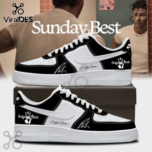 Custom Name Nick Jonas Sunday Best Air Force 1 Sneakers