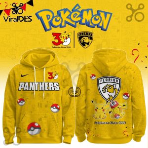 Florida Panthers NHL x Pokemon 30th Anniversary Hoodie And Joggers