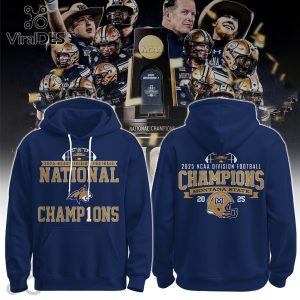 Montana State Bobcats 2025 NCAA Division Football Hoodie And Cap