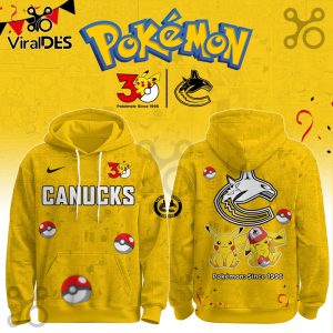 Vancouver Canucks NHL x Pokemon 30th Anniversary Hoodie And Joggers
