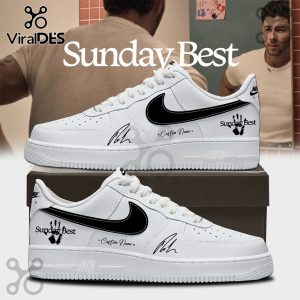 Premium Nick Jonas Sunday Best Air Force 1 Sneakers