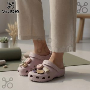 Yoga Crocs Clogs with Charms: Comfortable & stylish footwear for yoga lovers! Premium design & fun charms.