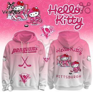 Pittsburgh Penguins NHL x Hello Kitty Hoodie And Joggers Pittsburgh Penguins NHL x Hello Kitty Hoodie And Joggers