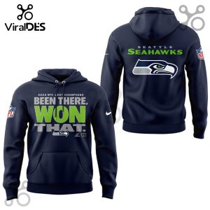 Seattle Seahawks NFC West Champions Navy Hoodie And Joggers