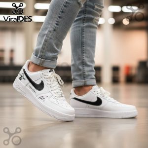 Premium Nick Jonas Sunday Best Air Force 1 Sneakers