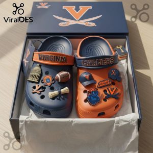 Premium Virginia Cavaliers Crocs With Charms