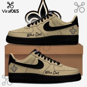 New Orleans Saints NFL Super Bowl 2026 Air Force 1 Sneakers
