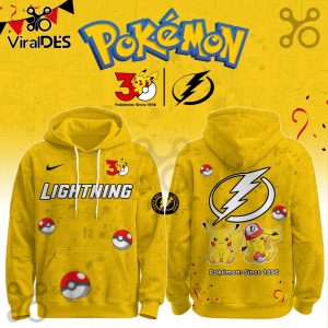 Tampa Bay Lightning NHL x Pokemon 30th Anniversary Hoodie And Joggers