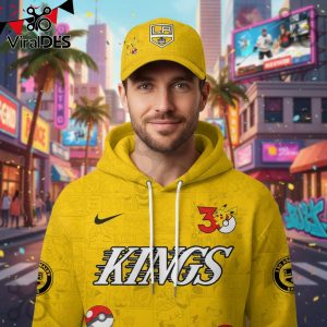 Los Angeles Kings NHL x Pokemon 30th Anniversary Hoodie And Joggers