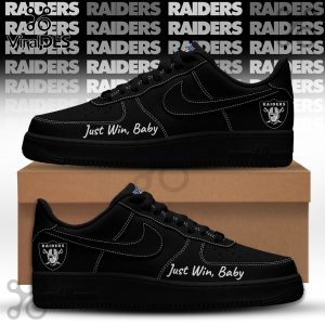 Las Vegas Raiders NFL Super Bowl 2026 Air Force 1 Sneakers