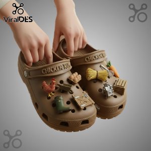 Chicken Run Crocs: Comfortable & fun footwear featuring Chicken Run charms!