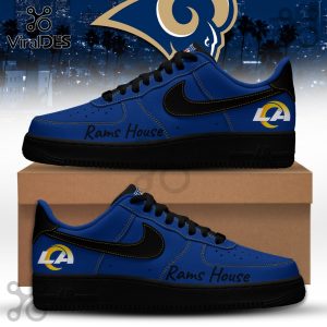 Los Angeles Rams NFL Super Bowl 2026 Air Force 1 Sneakers