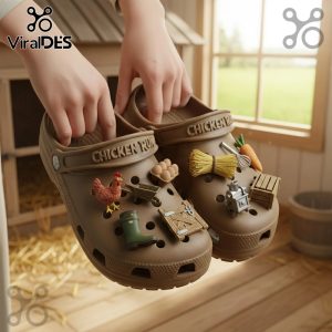 Chicken Run Premium Crocs Clogs With Charms