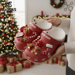 Santa Sack Premium Crocs Clogs With Charms