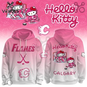 Calgary Flames NHL x Hello Kitty Hoodie And Joggers Calgary Flames NHL x Hello Kitty Hoodie And Joggers