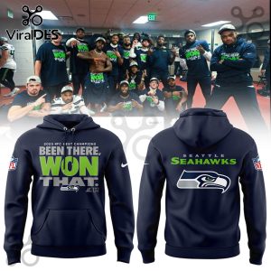Seattle Seahawks NFC West Champions Navy Hoodie And Joggers