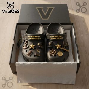 Premium Vanderbilt Commodores Crocs With Charms