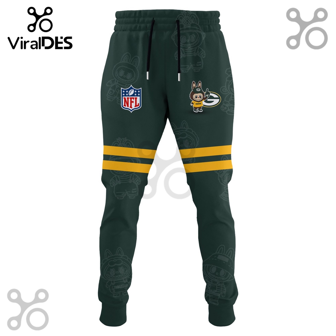 GB Packers NFL x Labubu Limited Edition Hoodie And Joggers GB Packers NFL x Labubu Limited Edition Hoodie And Joggers